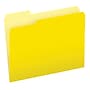 Pendaflex Recycled File Folder, 1/3-Cut Tab, Assorted, Letter Size, Yellow, 100/Box (4210 1/3 YEL)~#|#~9AABD76A-9CDF-4352-A16BF565397648A1_sc7
