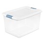 Sterilite 64 Quart Latching Storage Bin with Lid, Plastic, White (14978006)~#|#~9AAE1AA7-71CC-4557-887AE3F8E9036E14_sc7