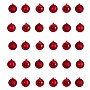 Nearly Natural Holiday Christmas Red Shatterproof Ornament Set, 2.5", 30/Set (D1055-RD)~#|#~9AAF4DAB-210B-4257-8453809AE767D5AD_sc7