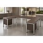 Boss Office Products Simple System 66"W L-Shaped Desk with Pedestal, Driftwood, 2/Set (SGSD008-102)~#|#~9AB43F93-7D1F-4783-9AB804AA1606C84C_sc7