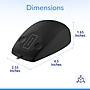 Delton M41 Ambidextrous Optical USB Mouse, Black (DMSWM41-U)~#|#~9AB57309-5C4F-433B-A5D4E4A5DEB151D1_sc7