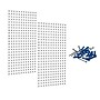 Triton Products LocBoard 18" x 36" x 9/16" Steel Square Hole Pegboards, Set of 2 (LB18-W)~#|#~9AB64E9D-B7FA-4D1C-8CBECA745CC8126D_sc7