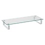 Mind Reader Contemporary Monitor Stand and Laptop Riser, Clear (GLASS-CLR)~#|#~9ABDDD06-C54F-444D-A060B1D63E3DA2DA_sc7