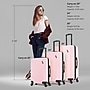 DUKAP Discovery 3-Piece Hardside Spinner Luggage Set, TSA Checkpoint Friendly, Pink (DKDISSML-PNK)~#|#~9ABEFA03-B445-4EAA-984B82BD0AB9128D_sc7