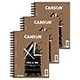 Canson XL Series 7" x 10" Wire Bound Pen & Ink Sketch Pad, 60 Sheets/Pad, 3/Bundle (MCXC400100927-3)~#|#~9AC413DF-F3C9-4FE7-B306FD375F8A6082_sc7