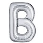 Party City (Air-Filled) 16" "B" Foil Balloon, Silver, 2/Pack (AM60050266-18)~#|#~9AC6AF71-7A17-4F21-B6A13013AB8BE3C9_sc7
