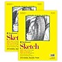Strathmore 300 Series 11" x 14" Glue Bound Sketch Pad, 100 Sheets/Book, 2/Bundle (STT3501111-2)~#|#~9ACCC361-B977-4F8C-821D6F950C0E925E_sc7