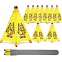 Alpine Industries Caution Wet Floor Sign, Yellow, 10/Pack (ALP498-20-10PK)~#|#~9ACFA0F2-0EAB-4BB3-854CCE5C850EA471_sc7