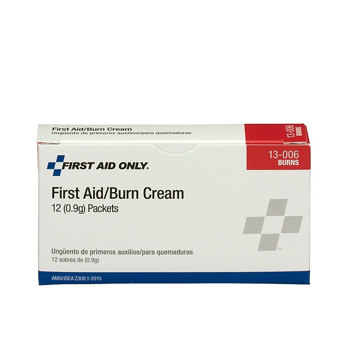 First Aid Only Burn Cream, 12 Packets/Box (13-006) | Staples