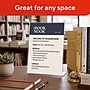 Staples Sign Holder, 8.5" x 11", Clear Plastic (53126/18387)~#|#~9AD0BABF-FEB1-4417-B42ED17B5A293C0D_sc7