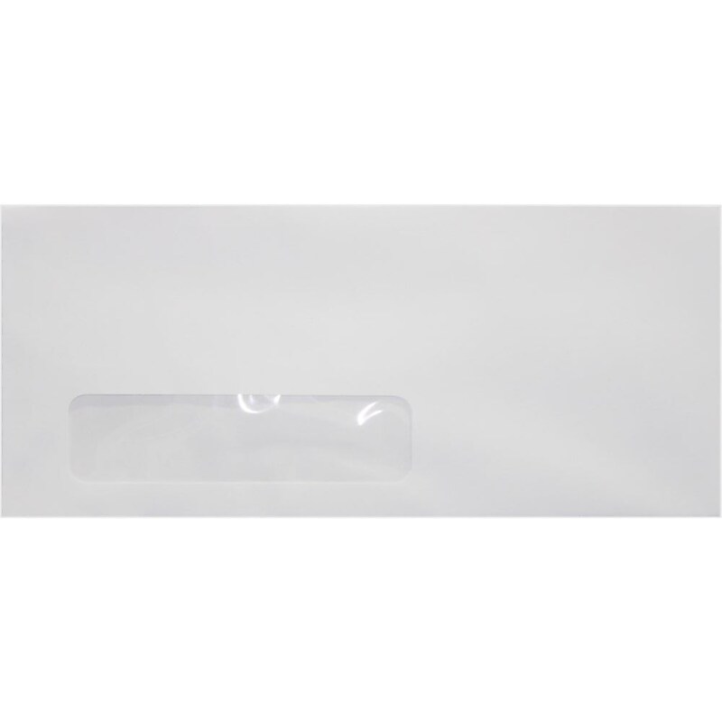 JAM Paper Moistenable Glue Security Tinted #10 Business Envelopes, 4 1/8" x 9 1/2", 50/Pack (92019-50) image 1