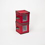 Household Essentials Holiday Saucer Storage Box with Felt Protectors, Red/Green (HH530RED)~#|#~9AD5E8F9-580C-4C49-88FA1AD27C5FBD58_sc7