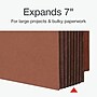 Pendaflex Heavy Duty Reinforced File Pocket, Letter Size, Brown, 5/Box (63770P)~#|#~9AD787C8-22BA-4252-86E9FCA4145A17CC_sc7