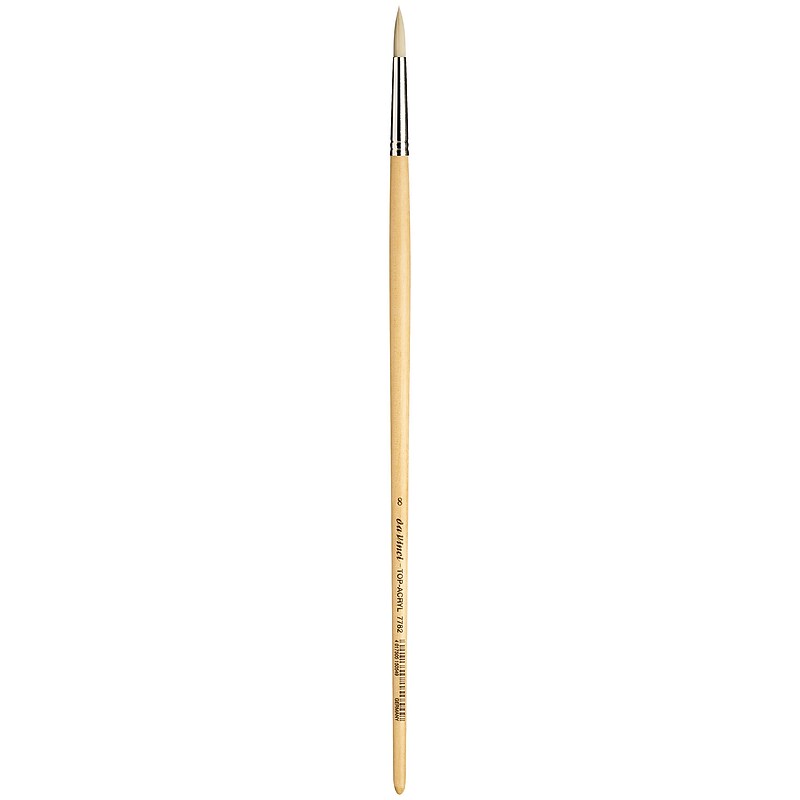 da Vinci TOP-ACRYL Oil and Acrylic Synthetic Bristle, Round Brush (DVXVA77828) image 1