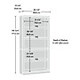 Sauder Select 70"H 5-Shelf Bookcase, Lintel Oak (420174)~#|#~9AD90A00-C2B4-4E1E-88913862B3EB8D69_sc7
