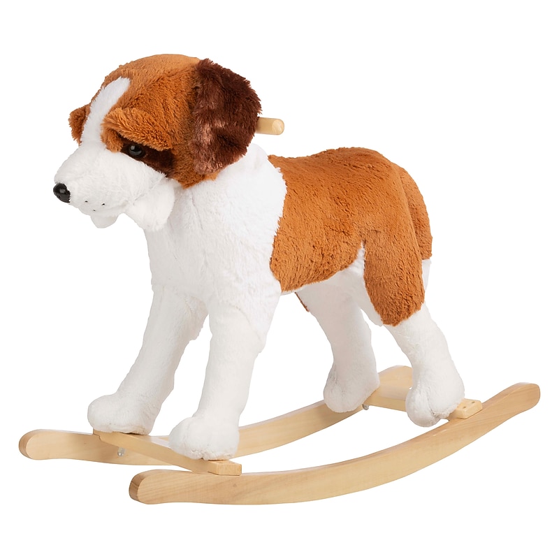 Happy Trails Plush Dog Rocking Horse, Multicolored (80-BF017) image 1