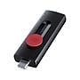 Lexar JumpDrive D300 Dual 64GB USB 3.2 Gen 1 Type-C/Type-A Flash Drive, Black/Red, 2/Pack (LJDD300064G-B2BNU)~#|#~9AE51EEE-6457-4C6B-AEC51F832795351A_sc7