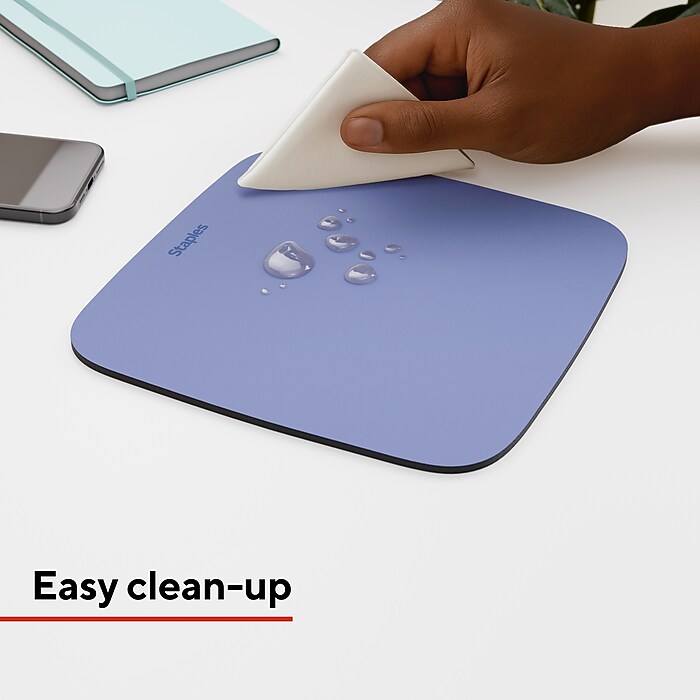 Staples TECH Non-Skid Mouse Pad, Lavender, 2/Pack (ST61815) | Staples