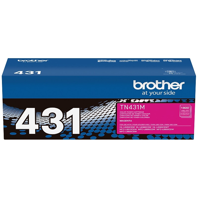 Brother TN-431 Magenta Standard Yield Toner Cartridge   (TN431M) image 1