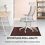 Anji Mountain Standard Bamboo Carpet & Hard Floor Chair Mat, 48" x 52", Dark Cherry (AMB24013)~#|#~9AF34D7B-4791-45C6-A58A3544E9405BB2_sc7