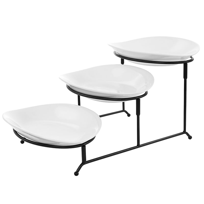 Elama Porcelain Serving Tray, 3 Trays (937116786M) image 1