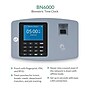 uAttend Fingerprint Time Clock System, Gray/Black (BN6000)~#|#~9AFF8B2E-3DF6-45DB-A2F86082348D4353_sc7