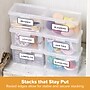 Bostitch Konnect Nest Stackable Box, Index Size, Clear (23231)~#|#~9AFFCC26-E3E0-4870-86576C6A07955A79_sc7