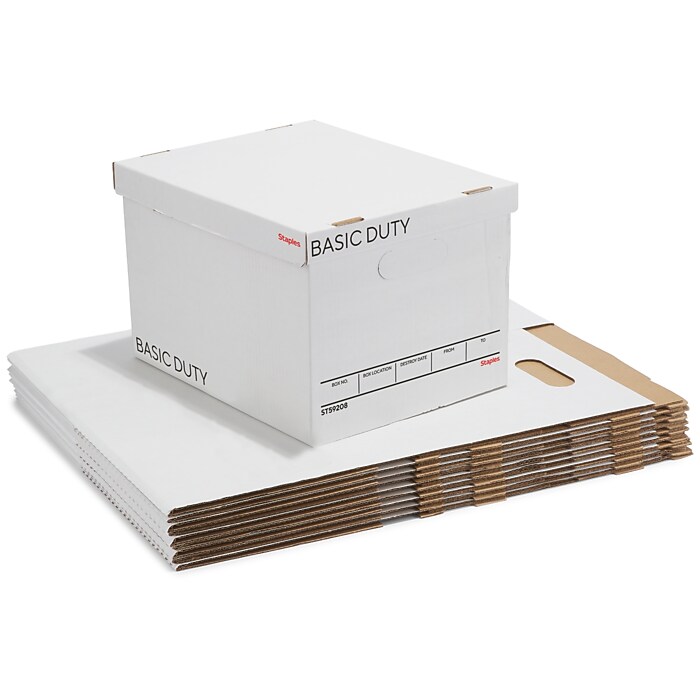 Folder＋Folder5 COMPLETE BOX 完全限定生産盤 8枚組 Staples 65% Recycled Corrugated File Box with Lift Off Lid, Letter