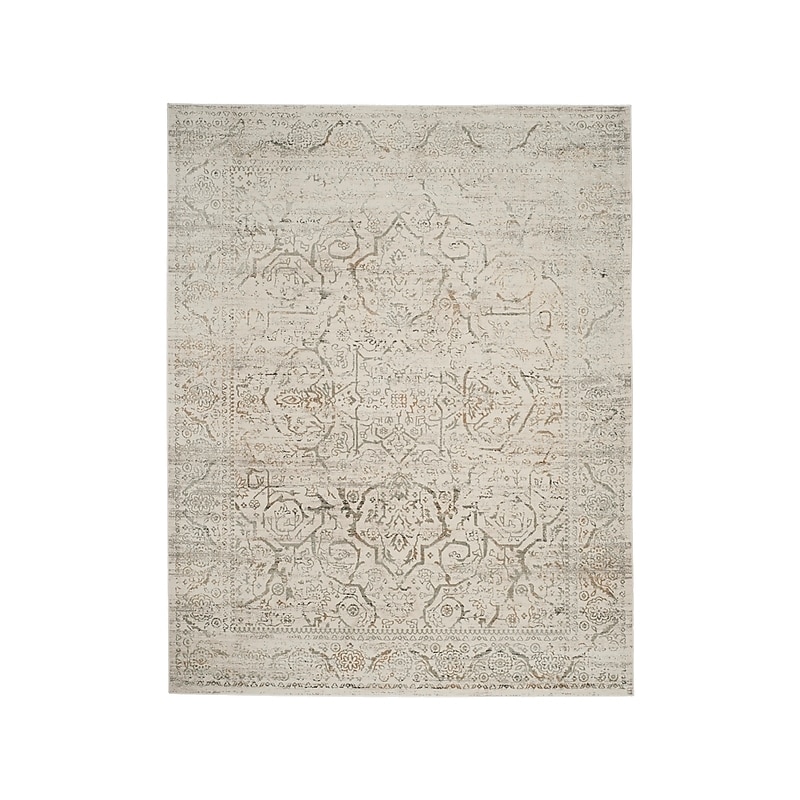 Safavieh Princeton Collection 8' x 10' Rectangle Indoor Area Rug, Machine Made, Beige/Grey (PRN714A-8) image 1