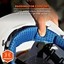 Chill-Its 6611 Hard Hat Cooling Sweatband Pad, Microfiber, Blue, 3/Pack (12447)~#|#~9B14F75D-30D7-4F60-9ECF8DA1D9E385D7_sc7