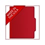 Medical Arts Press Pressboard Classification Folder, 1 Divider, 2" Expansion, Letter Size, Deep Red, 10/Box (DV-T42-14-3DRD)~#|#~9B173A9B-A164-4C3C-A49A6E8797D76EA6_sc7