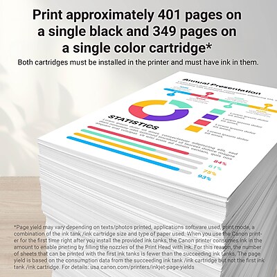 Canon PG-210XL/CL-211XL Black/Tri-Color Standard Yield Ink Cartridge, Bundle, 2/Pack Sansujyuku sansujyuku.com