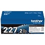Brother TN-227 Black High Yield Toner Cartridge, Up to 3,000 Pages, 2/Pack   (TN2272PK)~#|#~9B1CAC29-01D6-4043-A83091DDE50CEA53_sc7