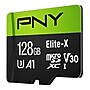 PNY Elite-X 128GB microSDXC Memory Card with Adapter, Class 10, UHS-I, V30 (P-SDU128U3WX-GE)~#|#~9B1D6D11-E9C8-48D1-93288CA769BFF669_sc7