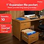 Staples Moisture Resistant File Pockets, Letter Size, Assorted Colors, 10/Pack (TR18372)~#|#~9B1EE888-22D7-453E-ABD7204D750B5E0F_sc7