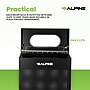 Alpine Industries Stainless Steel Trash Can, 13 Gallon, Black (ALP438-13-BLK)~#|#~9B1F1AC9-77F2-421A-A7B98D2A277F57A8_sc7