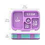 bentgo Kids Mermaid Scales Bento Box, 5-Compartment, Teal/Purple, 19 oz. (BGKDPT-MMD)~#|#~9B1FA89B-511B-411E-939C5DEF20499F20_sc7