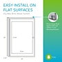 Ghent 3' H x 2' W Enclosed Vinyl Bulletin Board with Satin Frame, 1 Door, Silver (PA13624VX-193)~#|#~9B212475-C3F9-4F07-88ECE5B89638926C_sc7