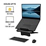 Fellowes Breyta Collection 9.25" x 10.55" Adjustable Plastic Laptop Stands, Black (100098500)~#|#~9B270414-52D7-43CB-86EFC3247E5AF2CE_sc7