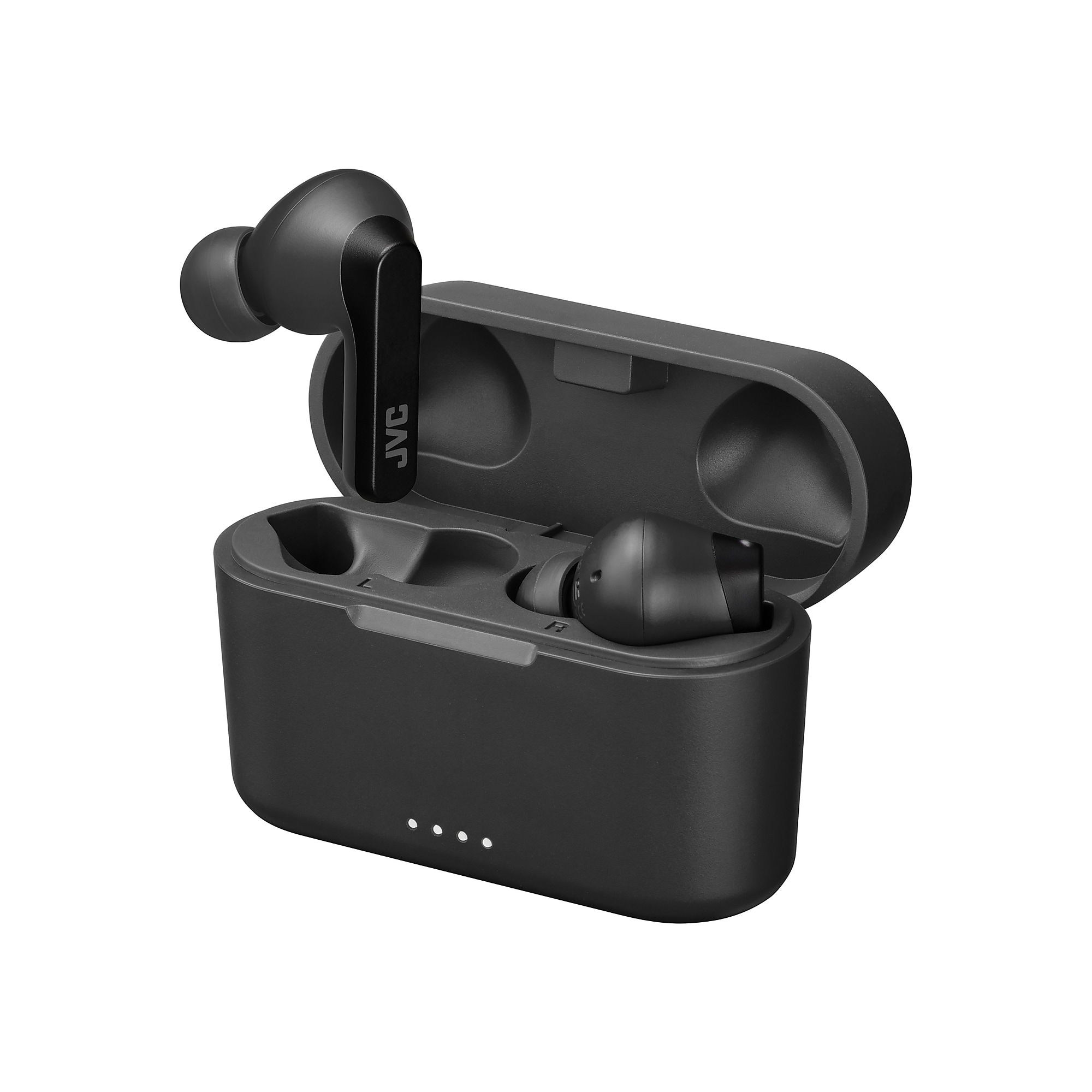 JVC RIPTIDZ True Wireless Earbuds with Charging Case, Bluetooth, Black (HAA9TB) Sansujyuku sansujyuku.com