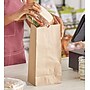 Ross & Wallace Paper Bags, 8# Size, Extra-Heavy-Duty, 60# Basis Weight, 6" x 3.88" x 12.5", Kraft, 500/Bundle (BAGGX8500)~#|#~9B2F5620-0809-4B80-8424D277F27B98F4_sc7