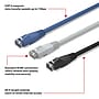 Staples TECH 25 ft. Cat-6 Ethernet Cable, Male to Male, Assorted Colors, 3/Pack (ST62460)~#|#~9B33A2C5-EF32-4702-8EC6833821A77460_sc7