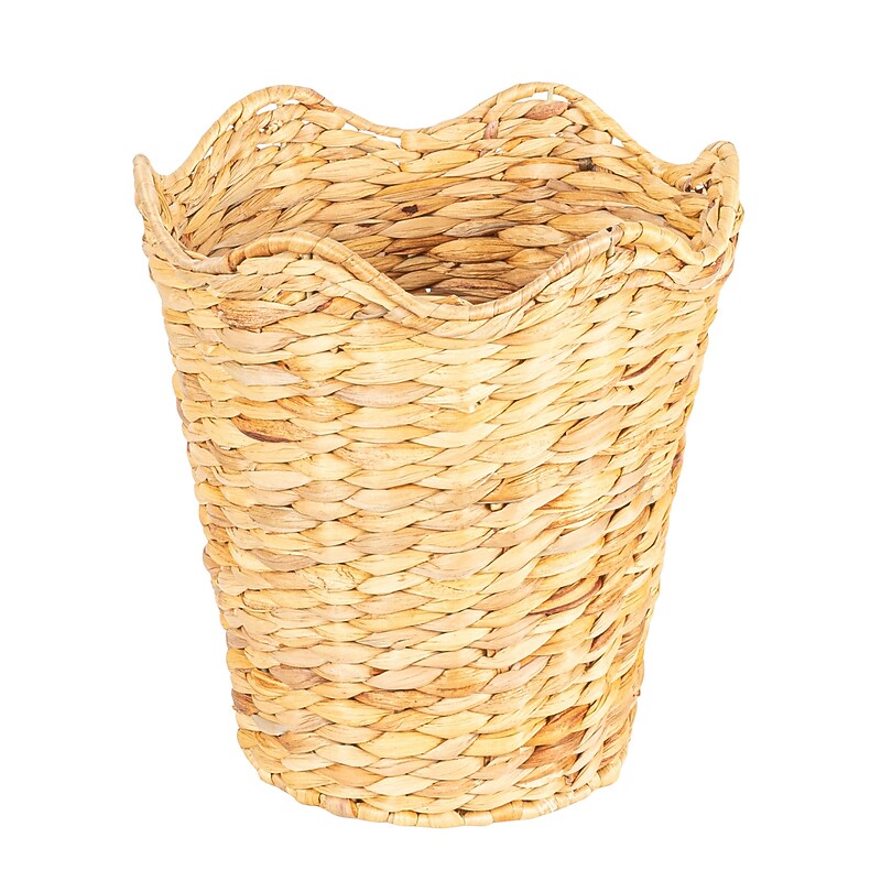 Household Essentials Water Hyacinth Waste Wicker Basket, Natural (HE1254) image 1