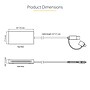 StarTech.com USB-C/USB-A to Dual HDMI Video Adapter, Male to Female, Attached 4in Cable, 4K 30Hz/1080p (107B-USB-HDMI)~#|#~9B39F56C-0EEA-43DF-98B4B6E27FFA8CB4_sc7