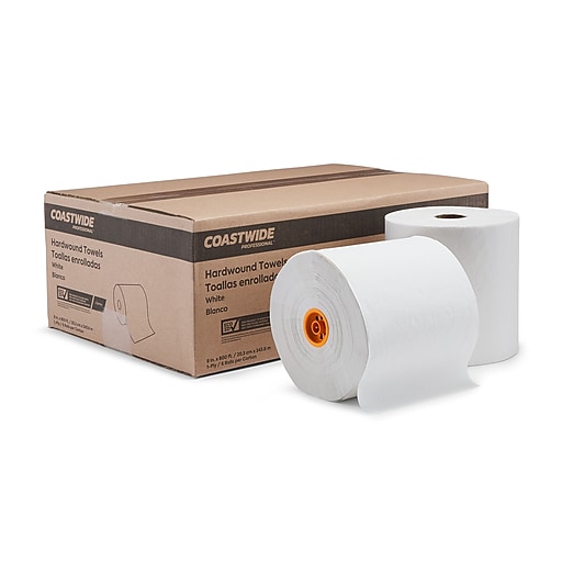 Coastwide Professional™ J-Series Hardwound Paper Towels, 1-ply, 800 ft ...
