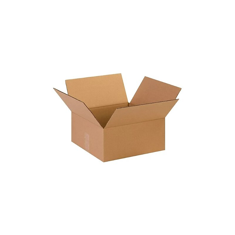 13" x 13" x 6" Shipping Boxes, 32 ECT, Brown, 25/Bundle (BS131306) image 1