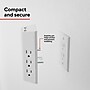 Staples TECH 6-Outlet 3-USB Port Surge Protector, 1800 Joules, White (ST62778)~#|#~9B3DA888-ED3E-460B-BDA4647ABF95C37C_sc7