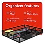 TRU RED Mesh Drawer Organizer, 6‑Compartment, Matte Black – Desk & Drawer Storage for Office Supplies~#|#~9B412C08-6B84-45A7-A80C94AA11851142_sc7
