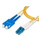 StarTech 1m (3.3ft) LC to SC (UPC) Duplex OS2 Single Mode Fiber Optic Cable, 9/125, Yellow (SMLCSC-OS2-1M)~#|#~9B424531-CEEA-4988-922ACED6911E8431_sc7