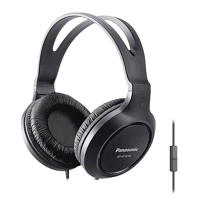 Panasonic Ambient Sound Over-Ear Headphones, Black (PANHRPHT161M